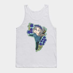 Yurii! on Ice - Viktor Flower Crown Tank Top